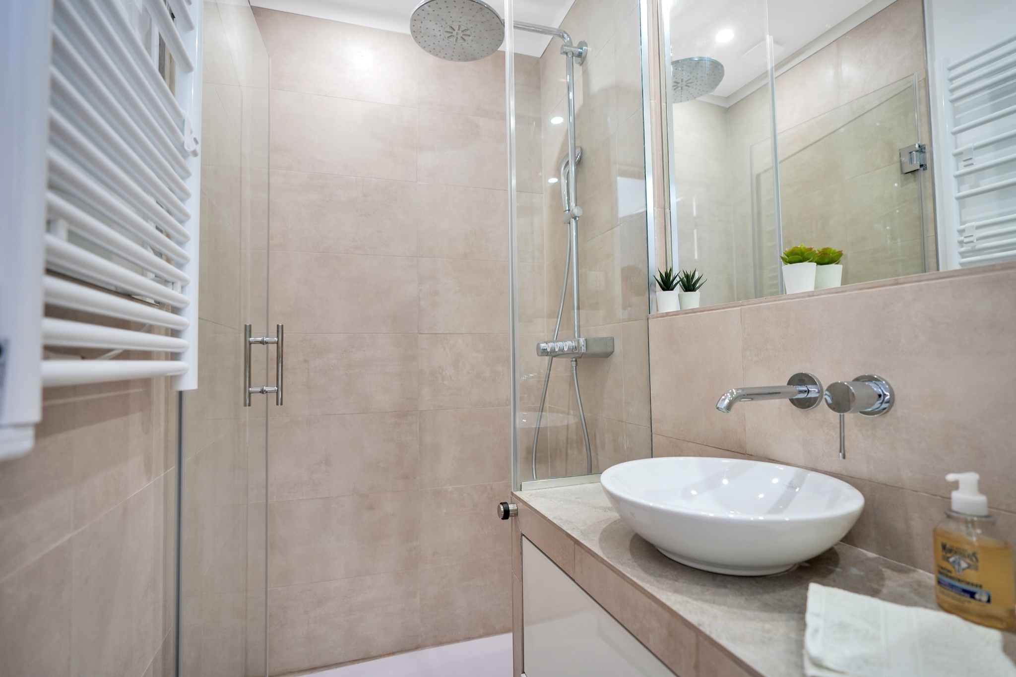 Salle de bains d’un appartement MAP à Pertuis