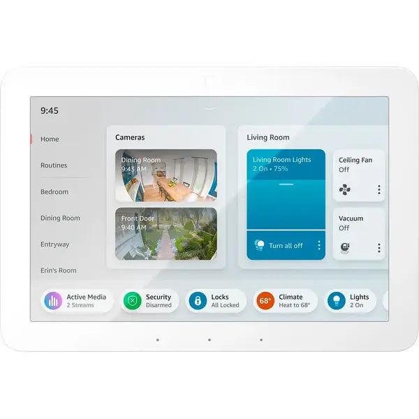 Tableau de bord domotique Amazon Echo Hub 8 pouces