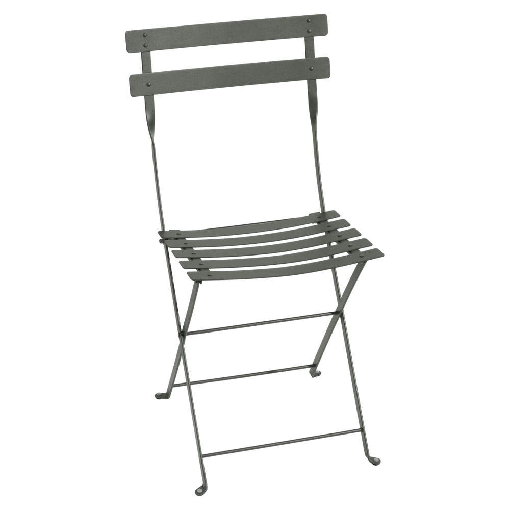 Chaise de jardin pliante Fermob Bistro métal coloris Romarin